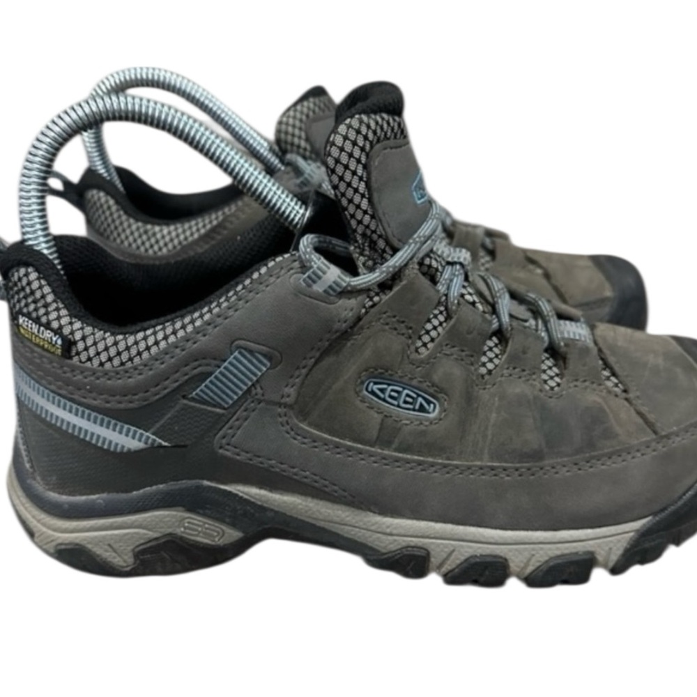 Women’s Keen Targhee III Waterproof Hiking Shoes Gray Size 6 1/2.